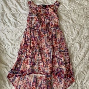 Orange Tribal Print Dress